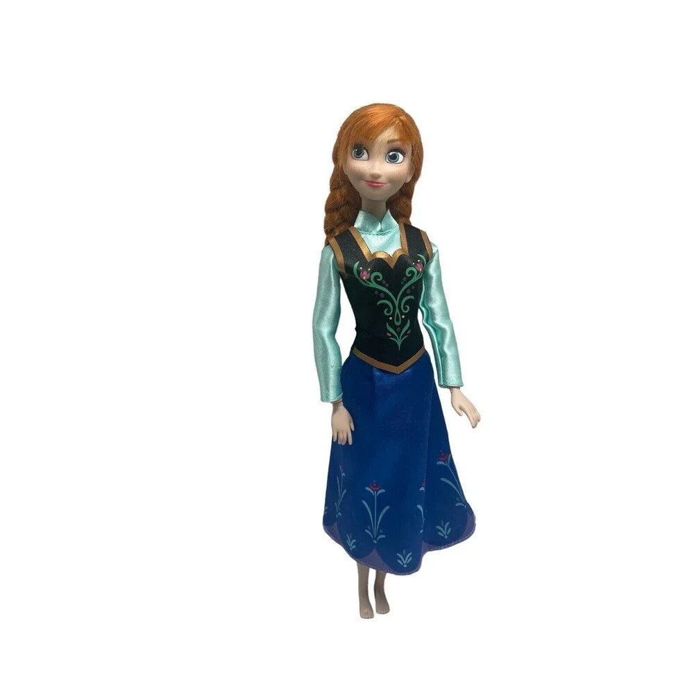 Disney Frozen Anna Barbie Fashion Doll Hasbro Red Hair Braids